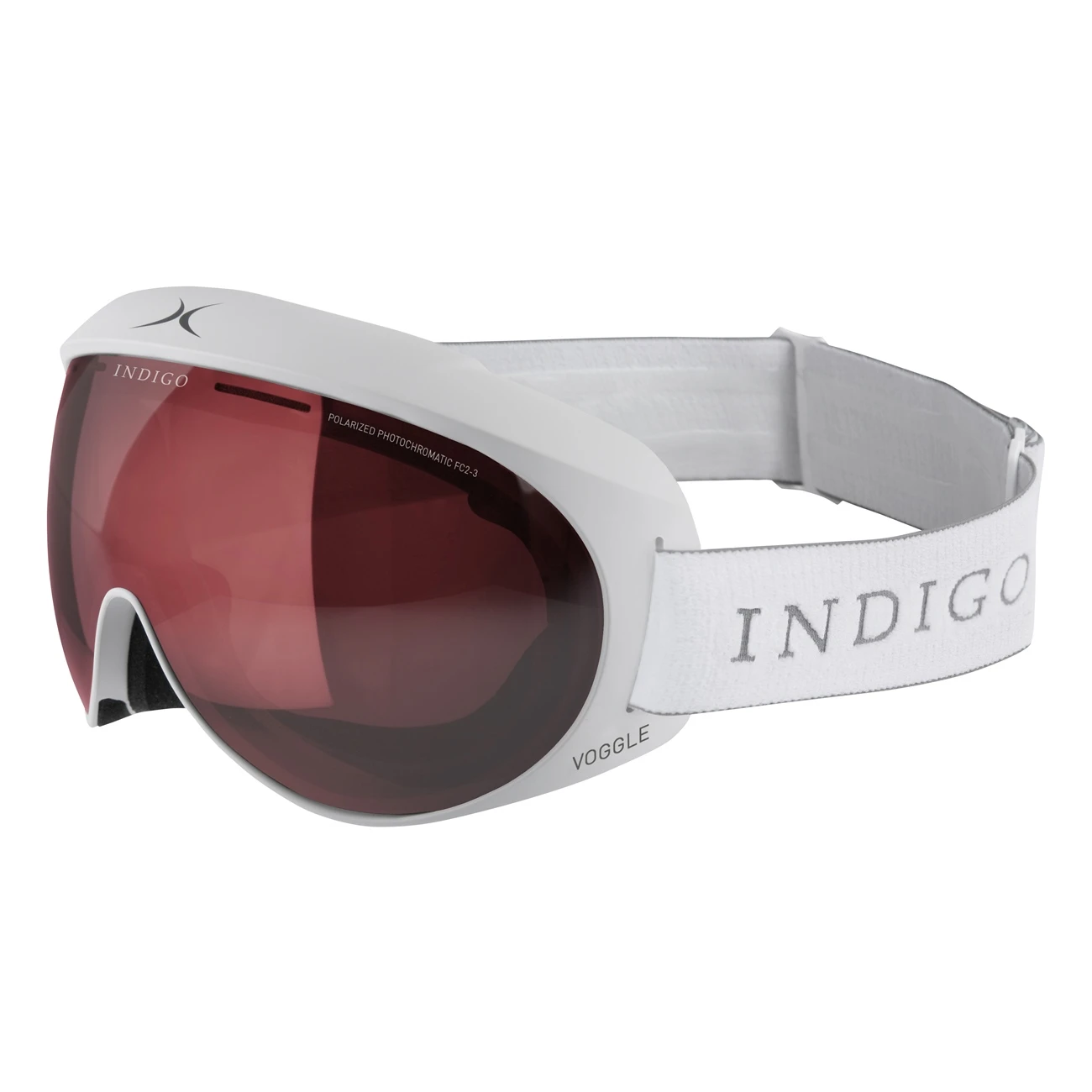 Indigo Skibrille Voggle Photochromatic Polarized Weiß 3 Indigo Skibrille Voggle Photochromatic Polarized Weiß