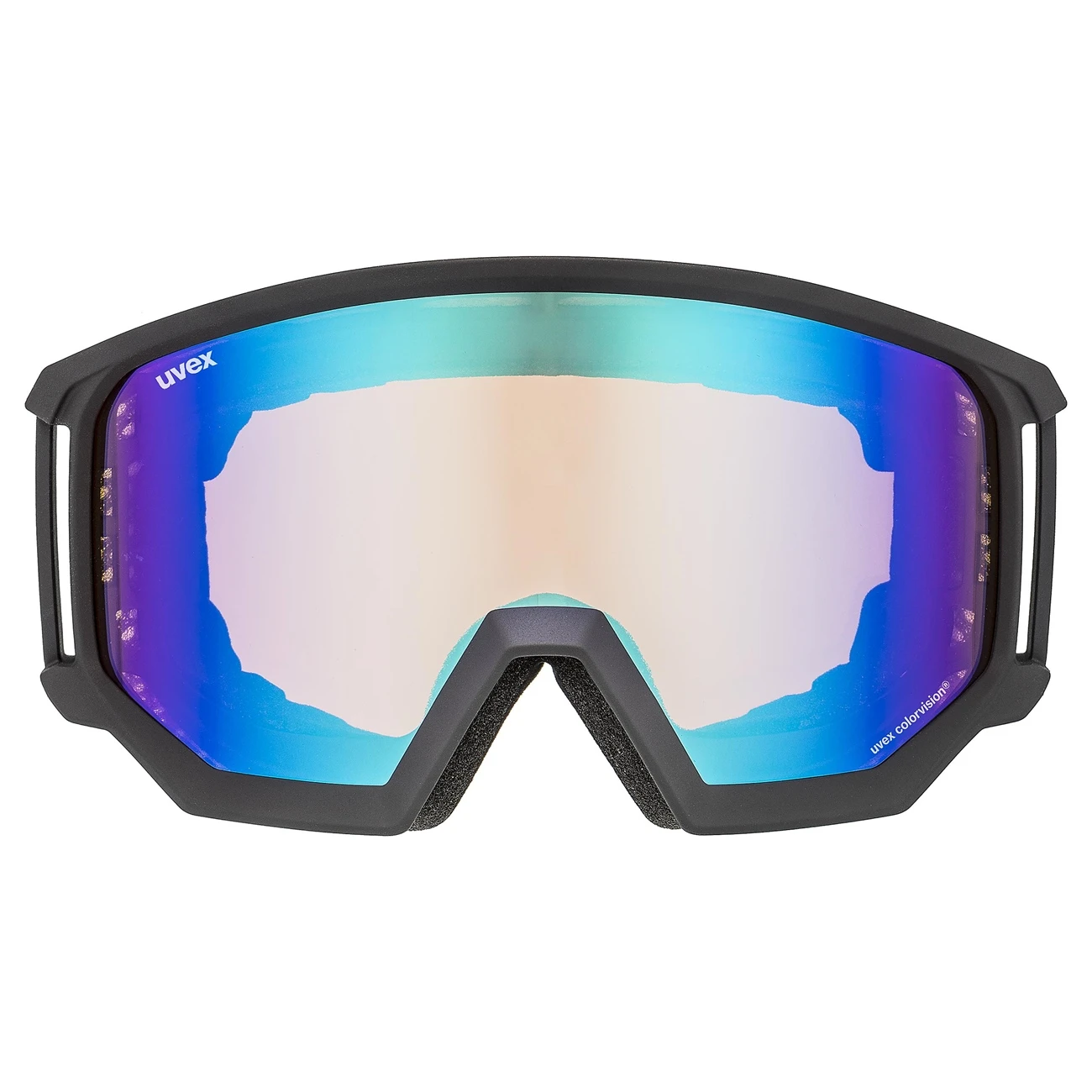 Uvex Athletic CV Skibrille Black Matt/blue-orange S2 4 Uvex Athletic CV Skibrille Black Matt/blue-orange S2 – Bild 2