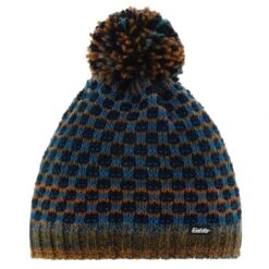 Eisbär Stravo Pompon MÜ Mütze Petrolbraun Nacht