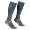 ORTOVOX Ski Compression Long Socks Herren Kniestrümpfe Grau 1 ORTOVOX Ski Compression Long Socks Herren Kniestrümpfe Grau -Skiausrüstung Angebote 54451 88301