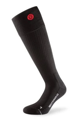 Lenz Heat Sock 4.0 Toe Cap Heizsocken Schwarz