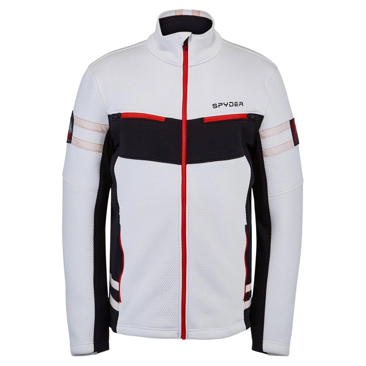 Spyder Wengen Encore Full Zip Herren Fleecejacke Weiss 3 Spyder Wengen Encore Full Zip Herren Fleecejacke Weiss