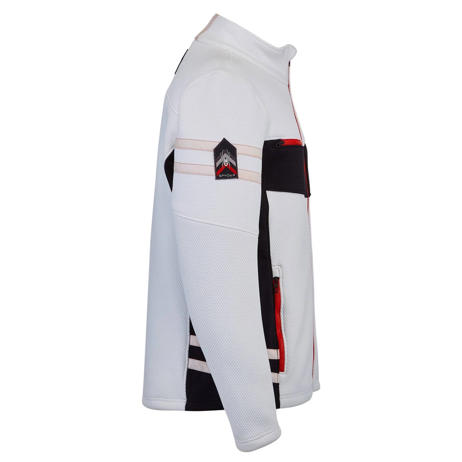 Spyder Wengen Encore Full Zip Herren Fleecejacke Weiss 6 Spyder Wengen Encore Full Zip Herren Fleecejacke Weiss – Bild 4