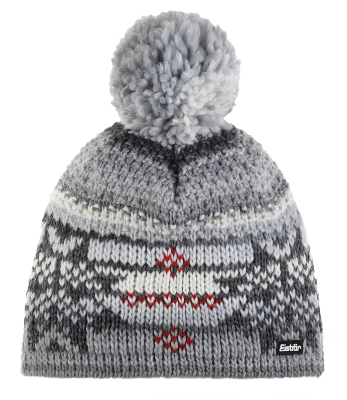 Eisbär EISBÄR Ike Pompon MÜ Mütze Grau 3 Eisbär EISBÄR Ike Pompon MÜ Mütze Grau