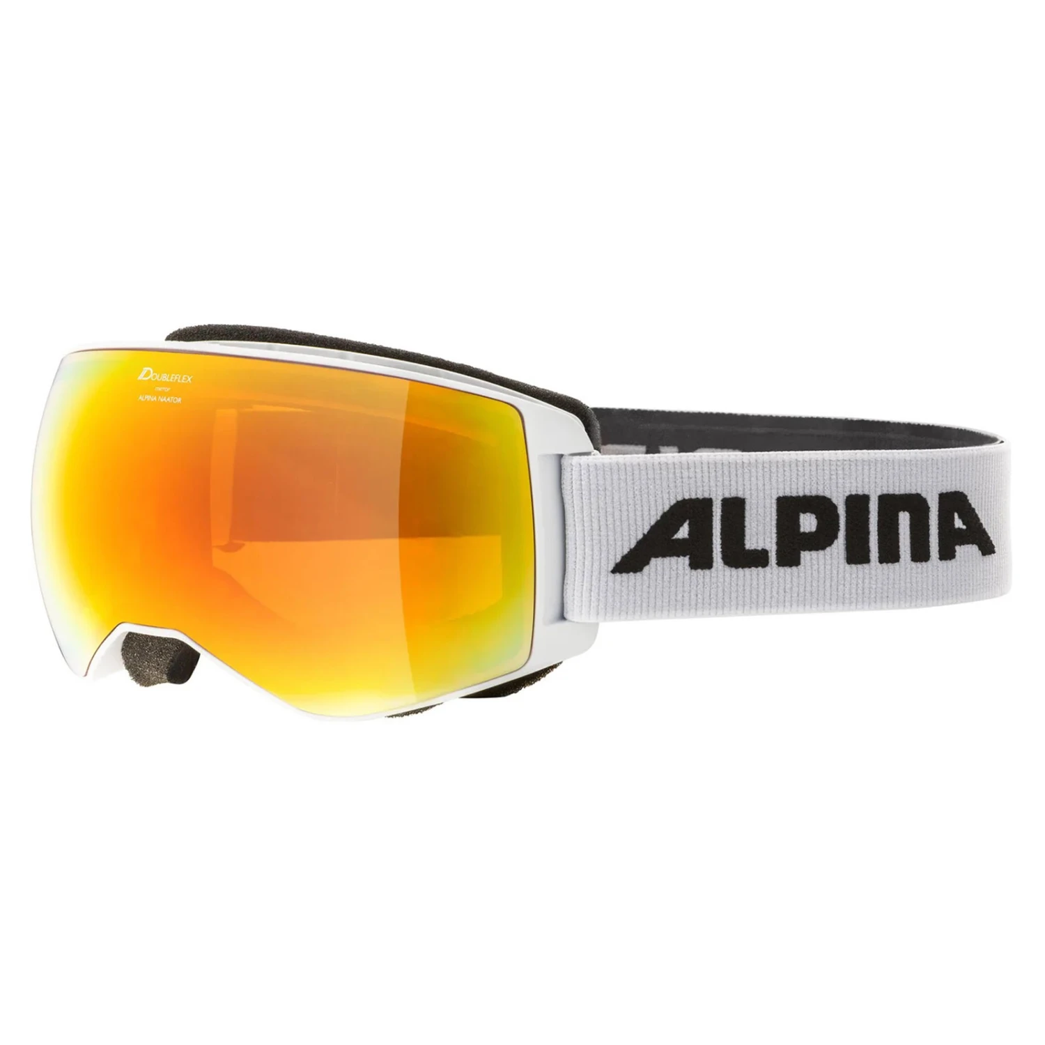 Alpina Naator Q-Lite Skibrille Weiß 3 Alpina Naator Q-Lite Skibrille Weiß