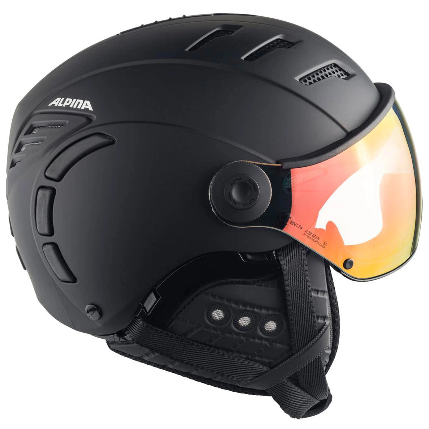 Alpina Jump 2.0 Q-Lite Skihelm Schwarz 4 Alpina Jump 2.0 Q-Lite Skihelm Schwarz – Bild 2