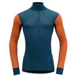 Devold Wool Mesh 190 Zip Neck Man Flame