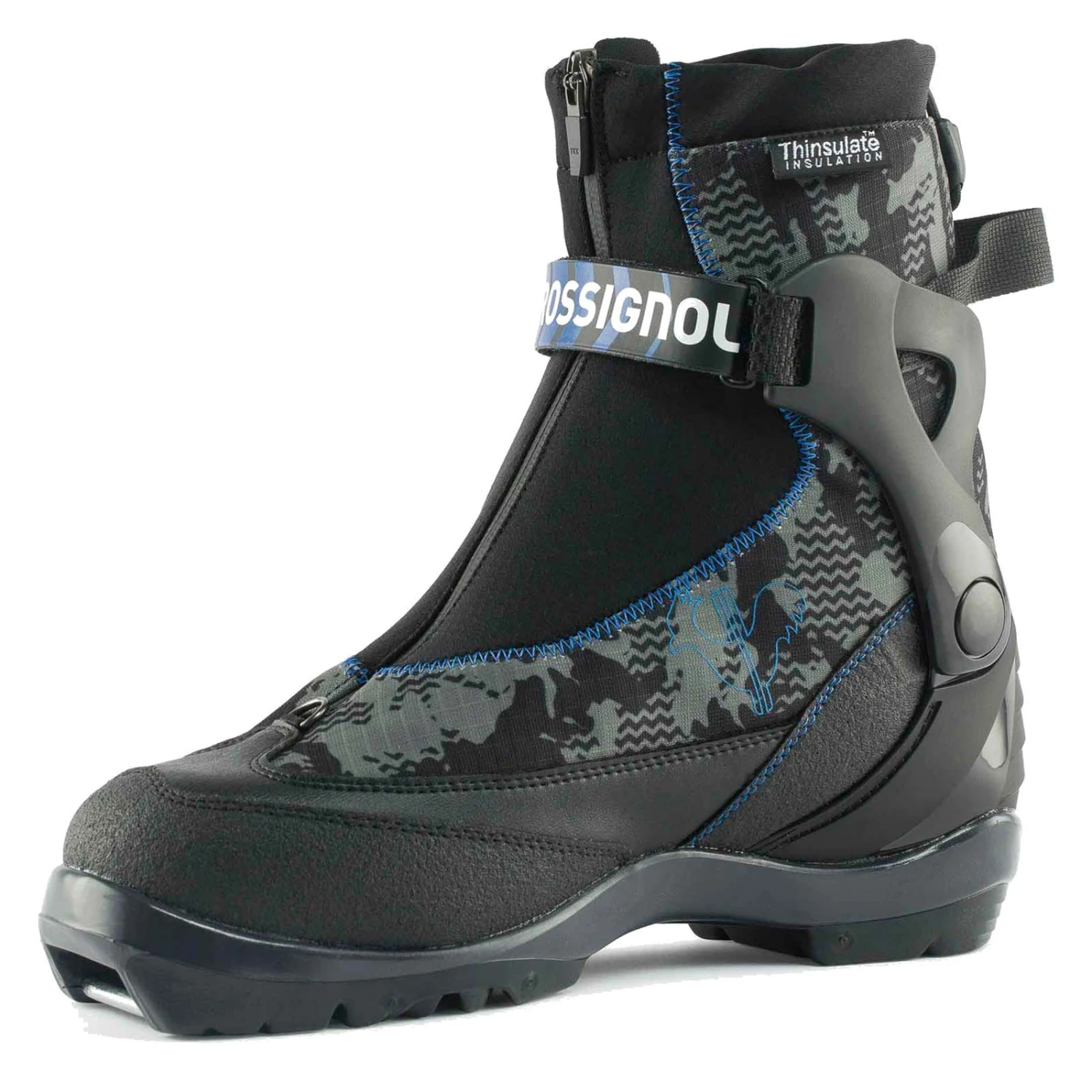 Rossignol BC 6 FW Damen Langlaufschuhe Schwarz 4 Rossignol BC 6 FW Damen Langlaufschuhe Schwarz – Bild 2