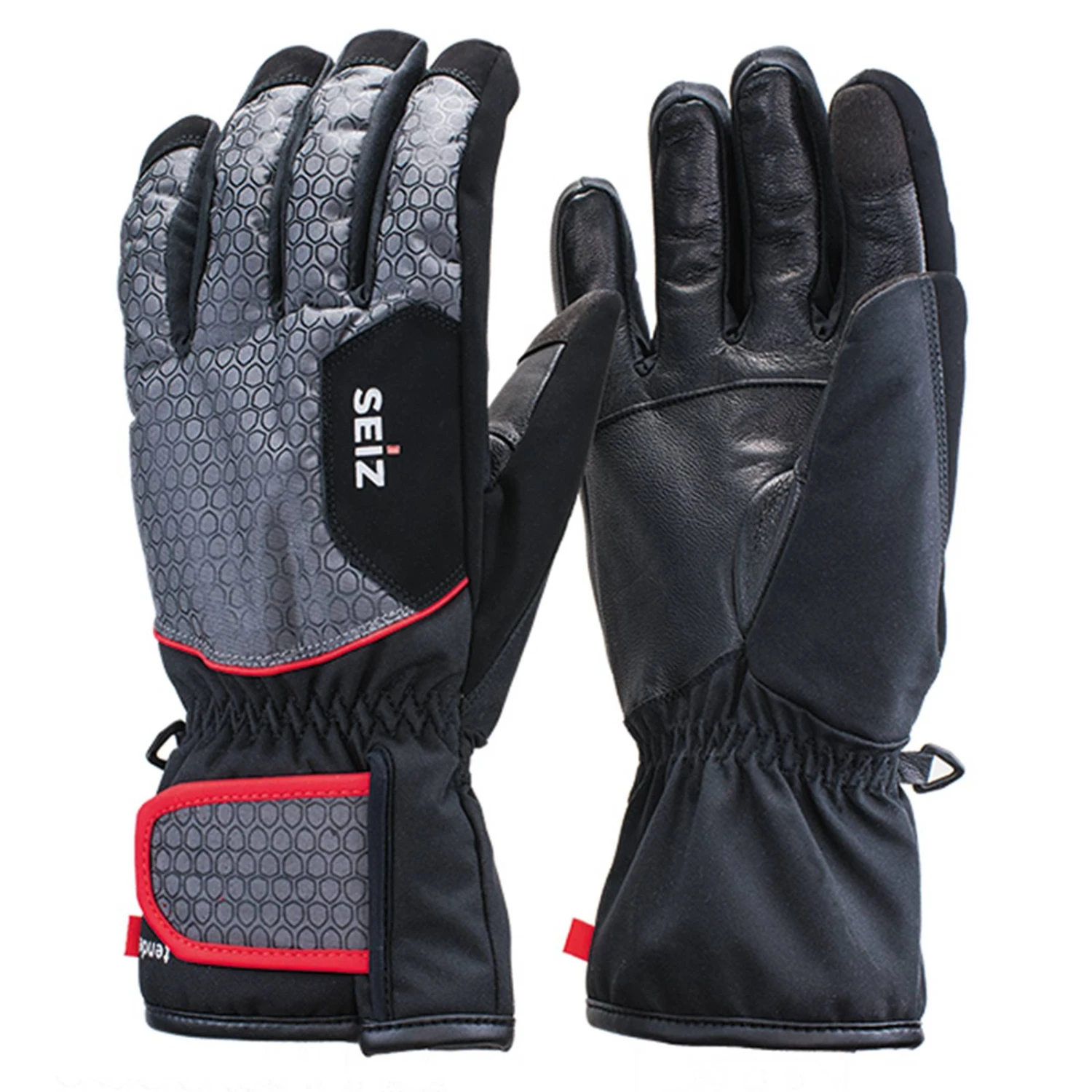 Seiz Tender Skihandschuhe Schwarz 3 Seiz Tender Skihandschuhe Schwarz