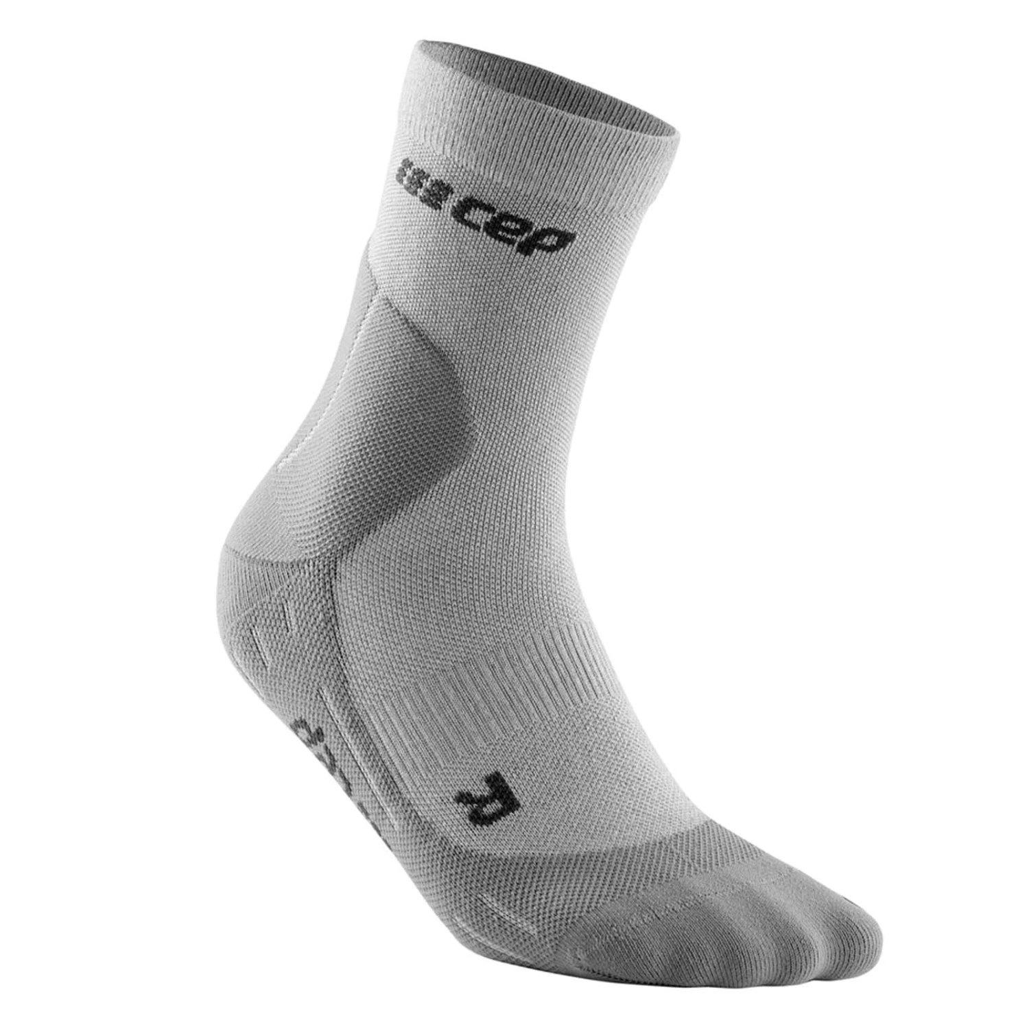 CEP Cold Weather Mid Cut Damen Laufsocken Grau 3 CEP Cold Weather Mid Cut Damen Laufsocken Grau