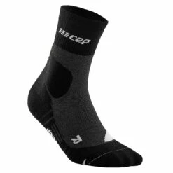 CEP Hiking Merino Mid Cut Herren Wandersocken Schwarz