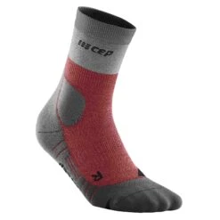 CEP Hiking Light Merino Mid Cut Damen Wandersocken Braun