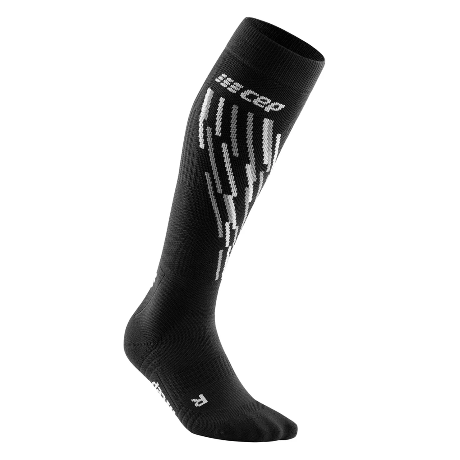 CEP Ski Thermo Herren Kompressionssocken Schwarz 3 CEP Ski Thermo Herren Kompressionssocken Schwarz