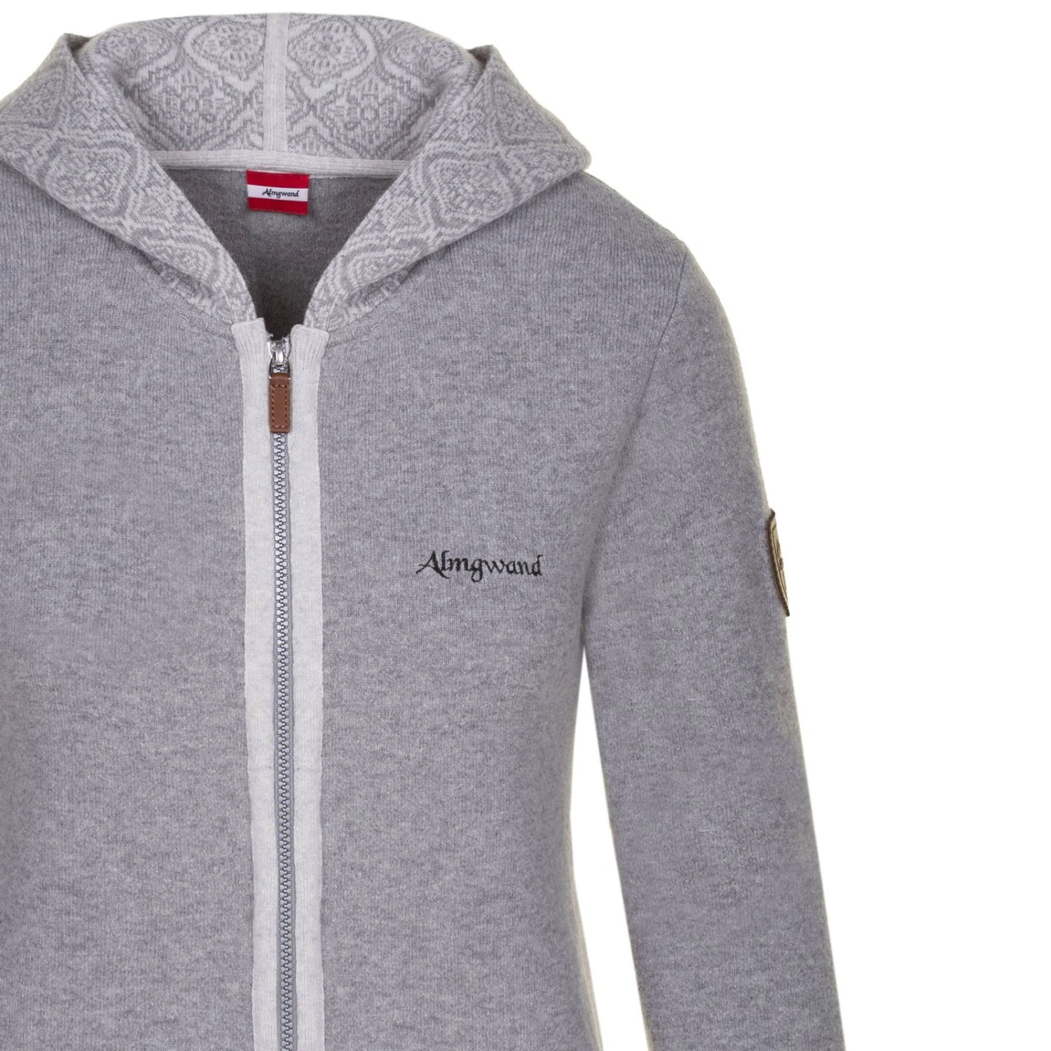 Almgwand Epzirleralm OS Damen Strickjacke Hellgrau 4 Almgwand Epzirleralm OS Damen Strickjacke Hellgrau – Bild 2