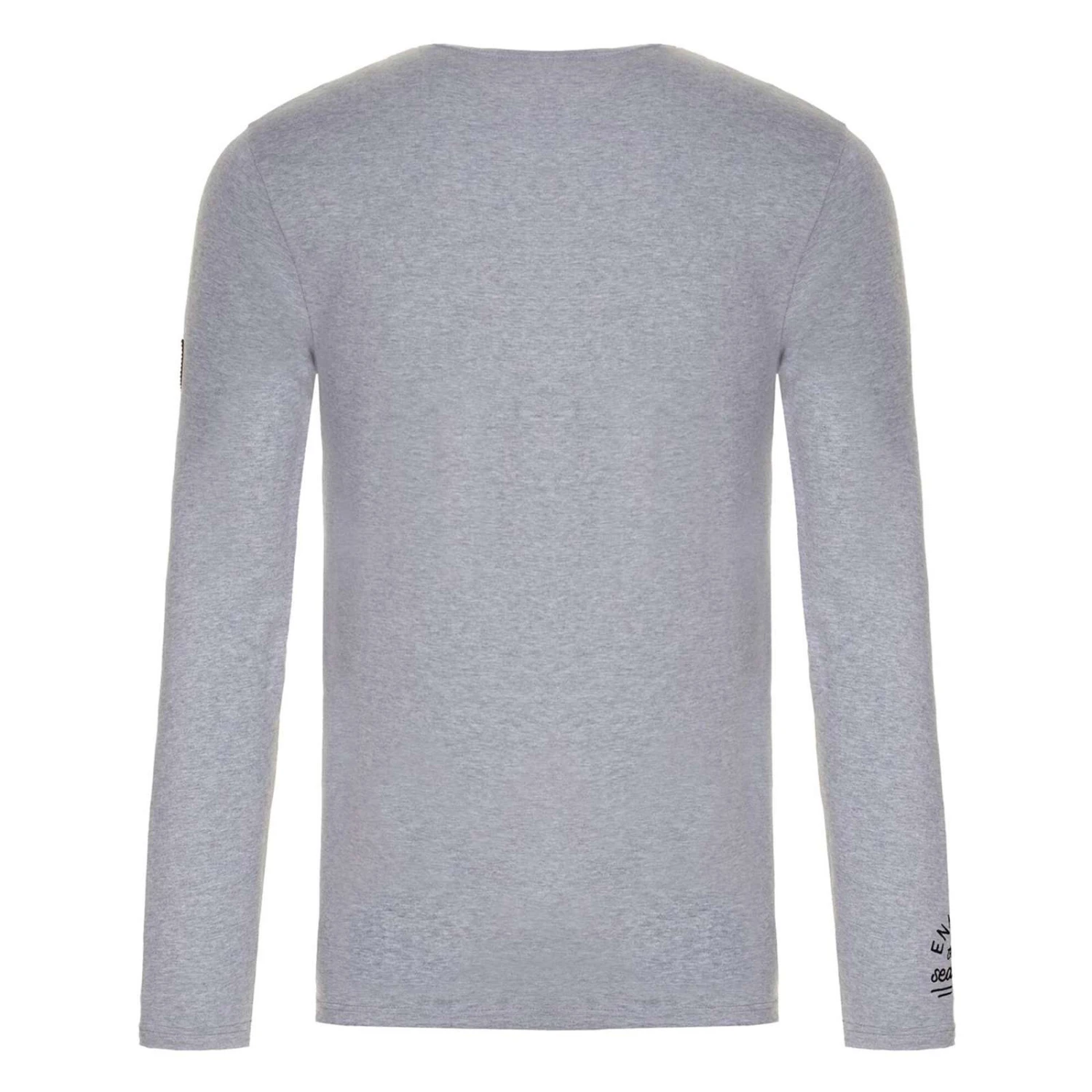 Almgwand Lechaschaueralm Herren Longsleeve Grau 5 Almgwand Lechaschaueralm Herren Longsleeve Grau – Bild 3