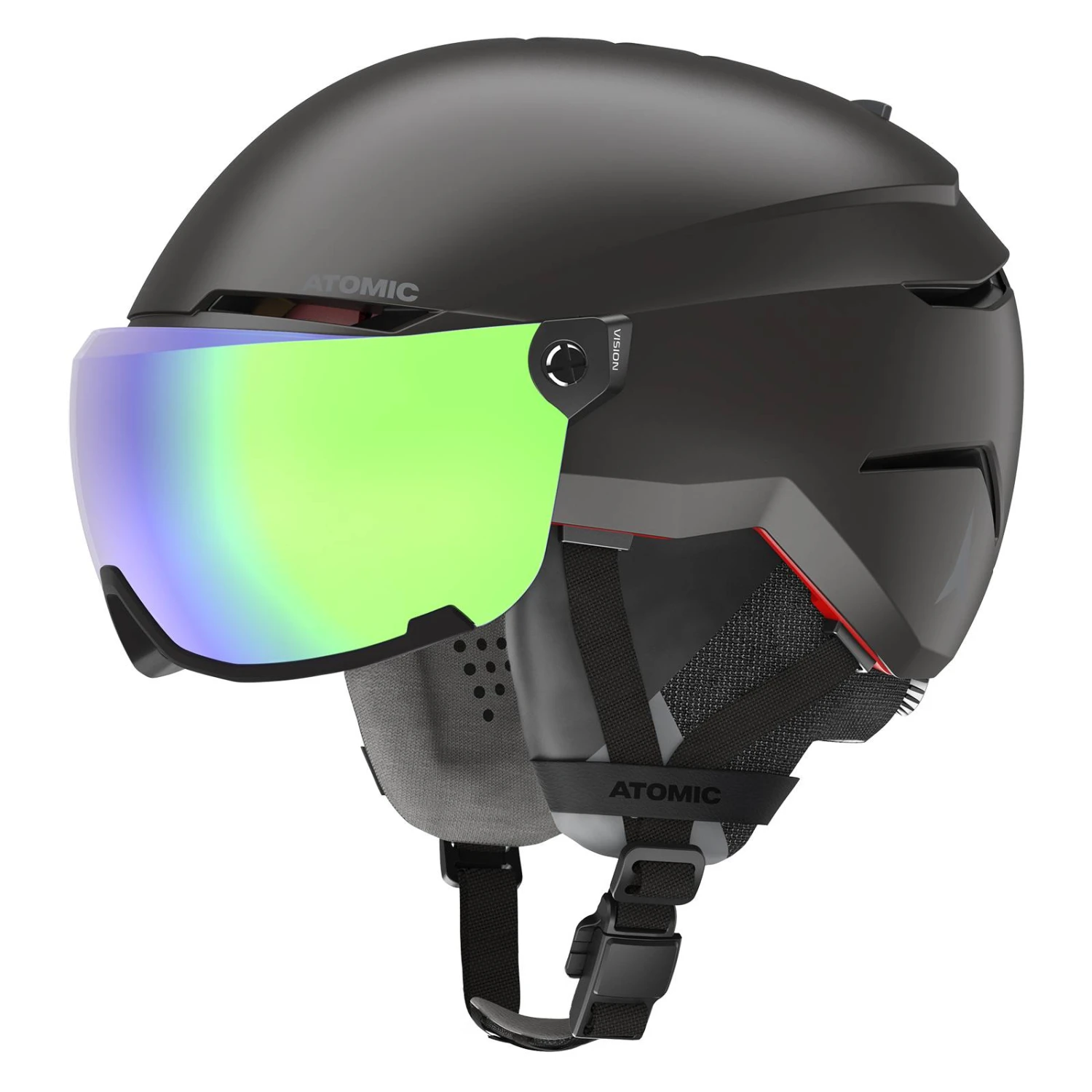 ATOMIC Savor AMID Visor HD Visier Skihelm Schwarz 4 ATOMIC Savor AMID Visor HD Visier Skihelm Schwarz – Bild 2