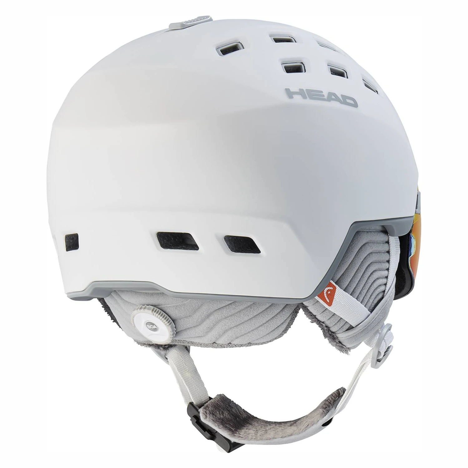 HEAD Rachel 5K Pola Damen Visier Skihelm Weiß 4 HEAD Rachel 5K Pola Damen Visier Skihelm Weiß – Bild 2