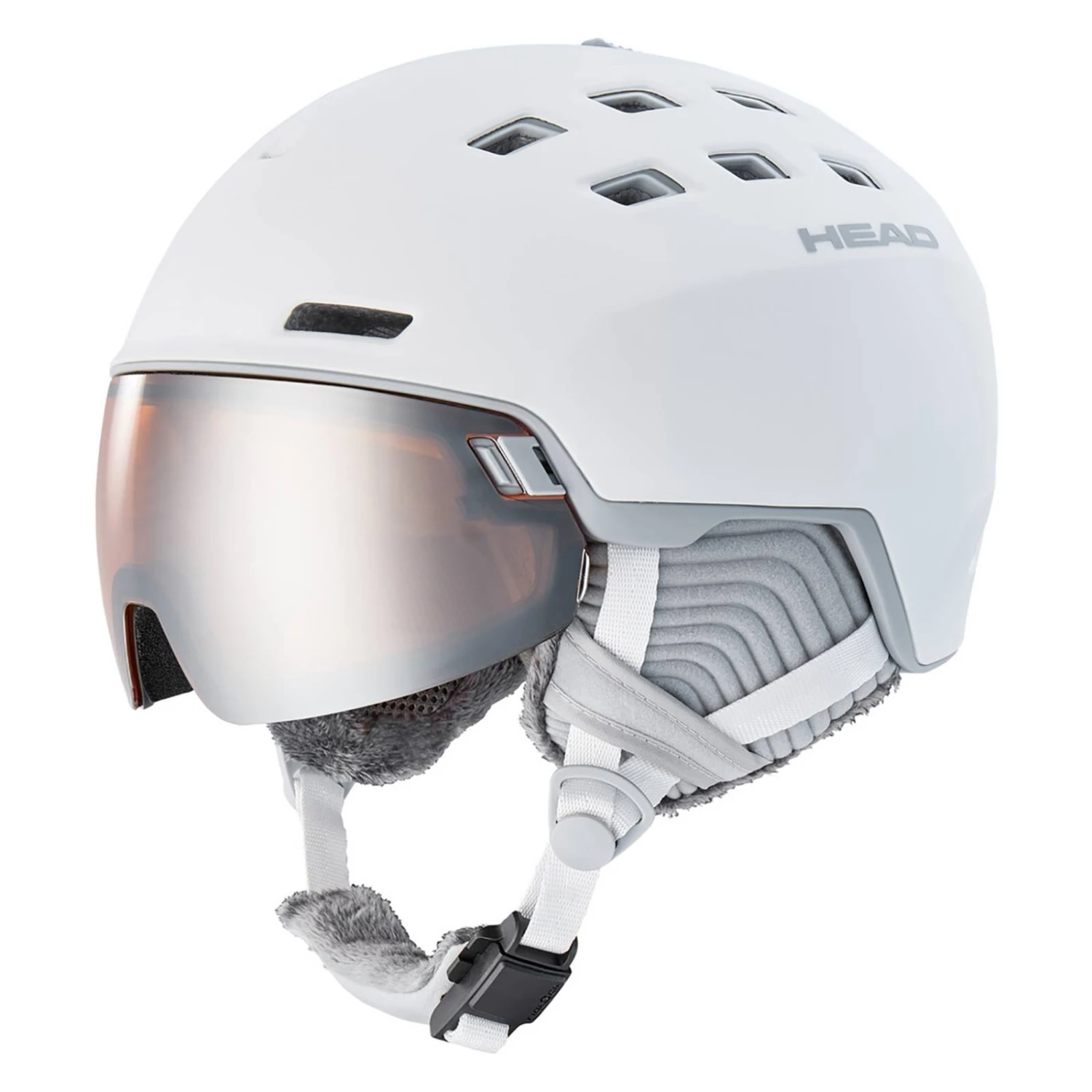 HEAD Rachel Damen Visier Skihelm Weiß 3 HEAD Rachel Damen Visier Skihelm Weiß