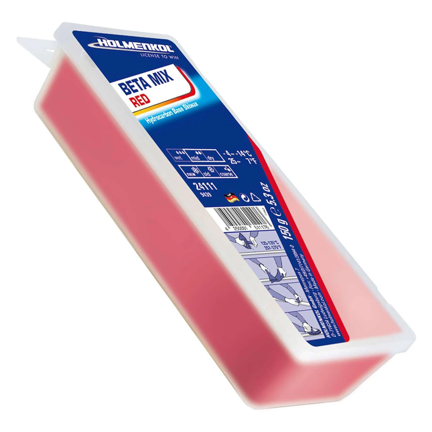 HOLMENKOL Betamix Weltcup Skiwax Red Skiwachs 3 HOLMENKOL Betamix Weltcup Skiwax Red Skiwachs