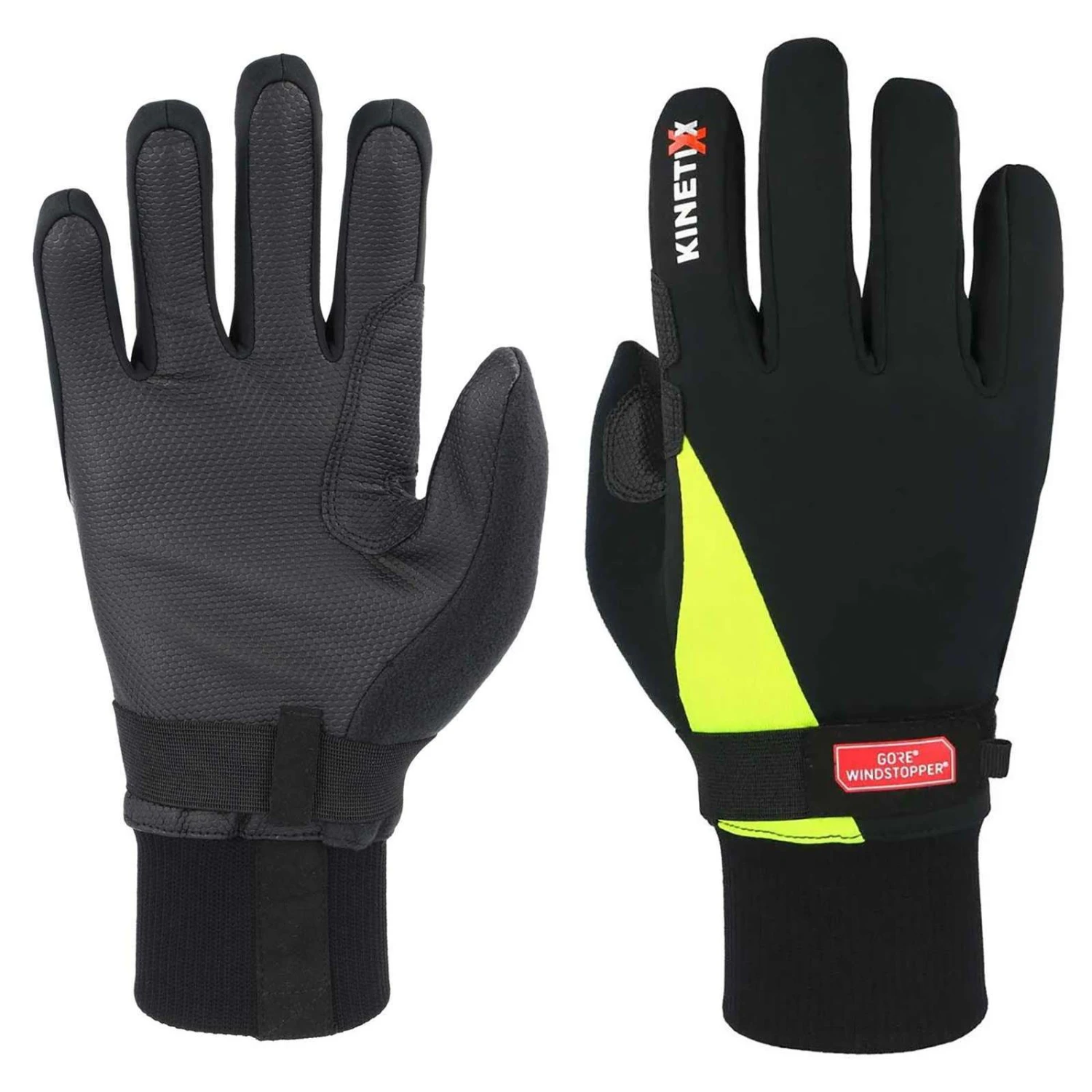 KINETIXX Nomo Unisex Handschuhe Schwarz Gelb 3 KINETIXX Nomo Unisex Handschuhe Schwarz Gelb