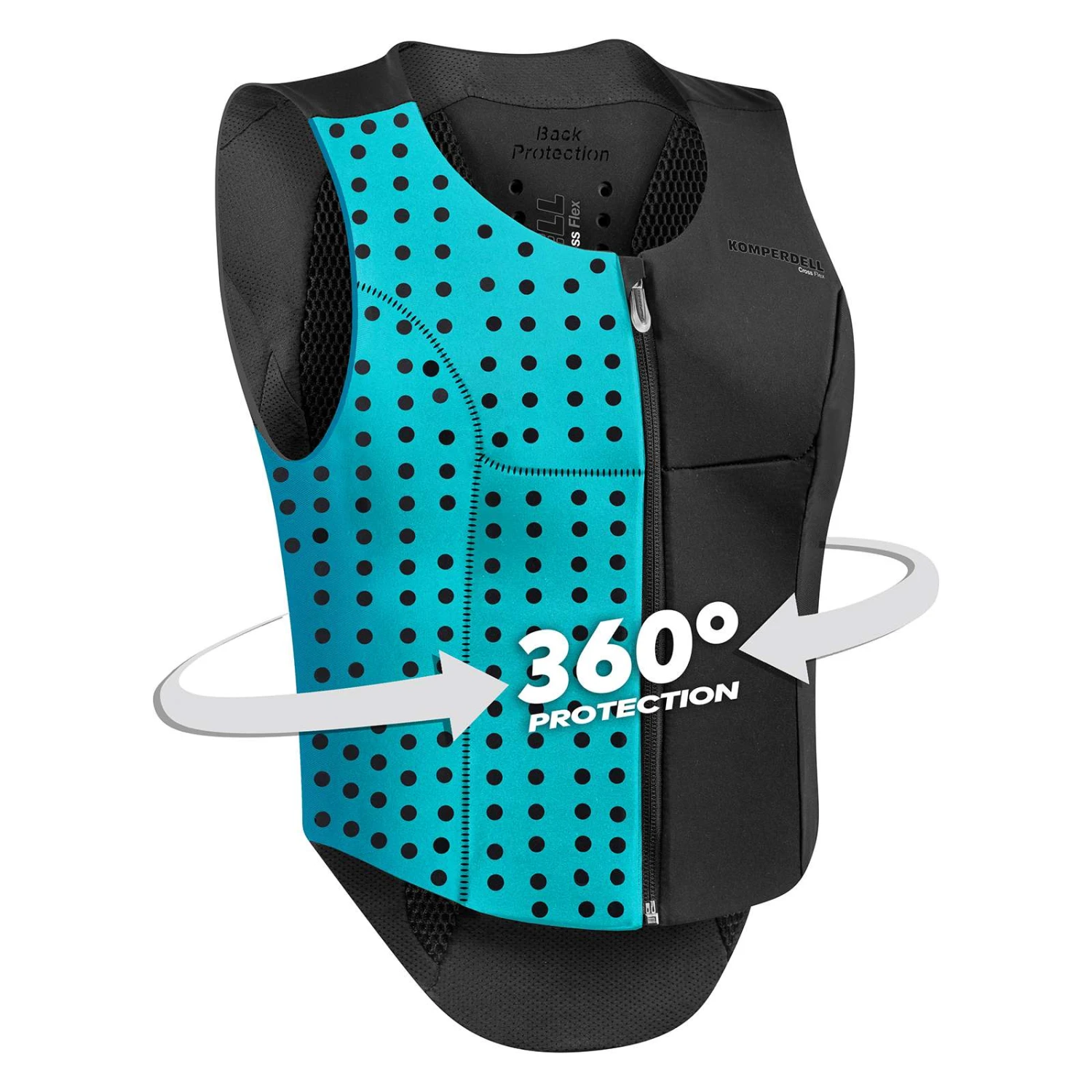 KOMPERDELL Ballistic Flex Fit Damen Rückenprotektor Schwarz 4 KOMPERDELL Ballistic Flex Fit Damen Rückenprotektor Schwarz – Bild 2