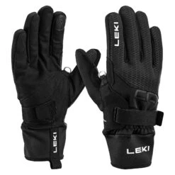 LEKI CC Thermo Shark Langlaufhandschuhe Schwarz
