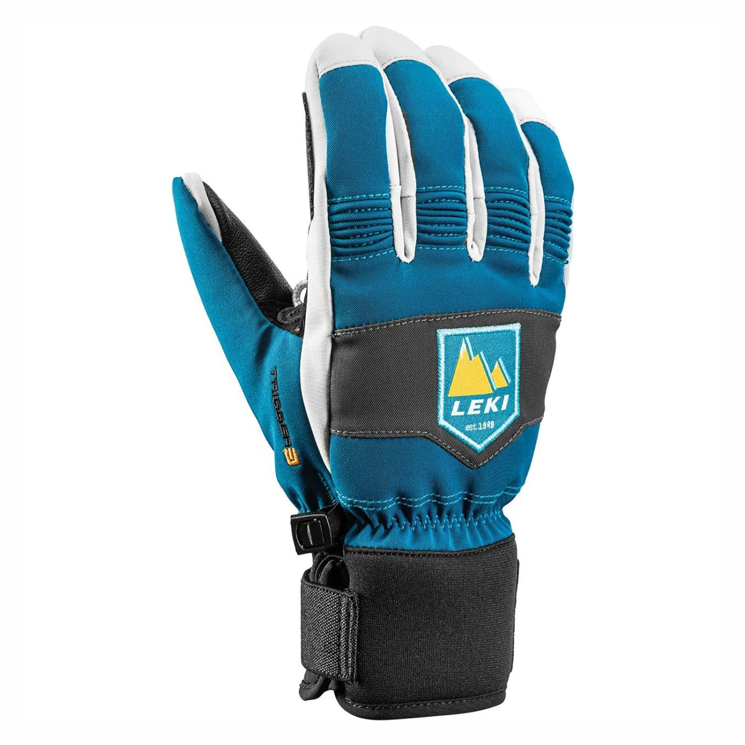 LEKI Patrol 3D Junior Skihandschuhe Blau 4 LEKI Patrol 3D Junior Skihandschuhe Blau – Bild 2