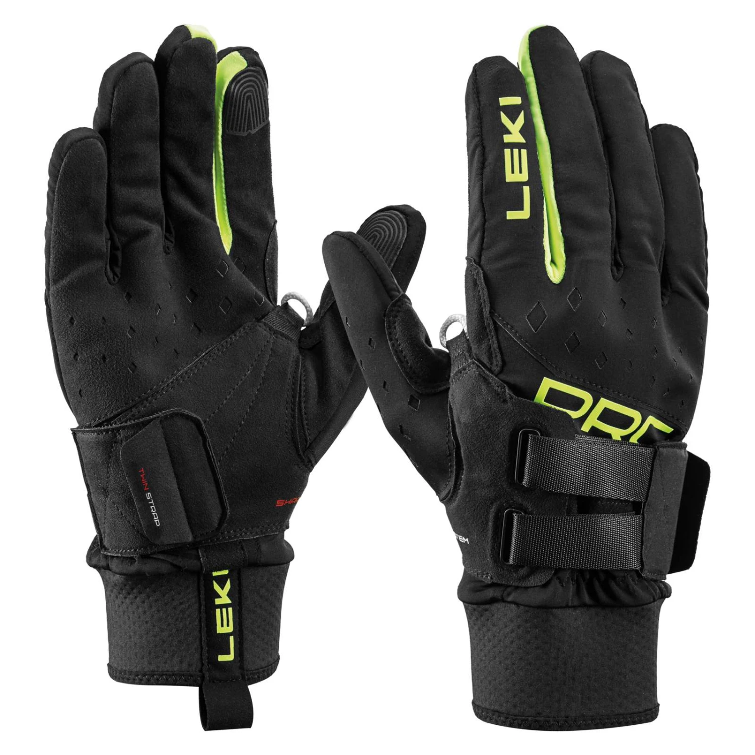 LEKI PRC Shark Langlaufhandschuhe Schwarz 3 LEKI PRC Shark Langlaufhandschuhe Schwarz