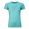 Ortovox 120 Tec Lafatscher Topo TS W T-Shirt Grün