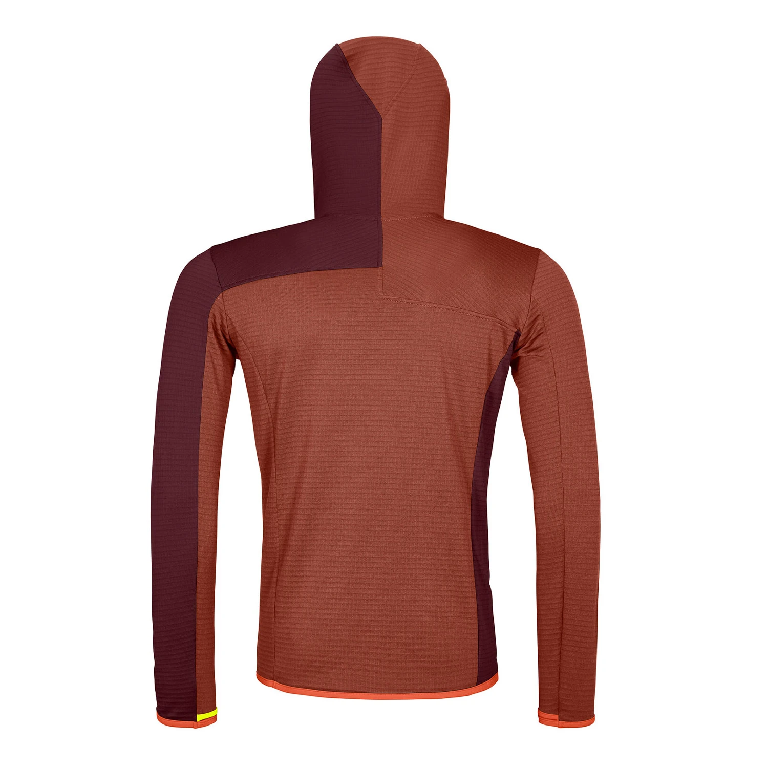 Ortovox Fleece Light Grid Hooded Jacket W Fleecejacke Orange 4 Ortovox Fleece Light Grid Hooded Jacket W Fleecejacke Orange – Bild 2