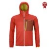 Ortovox Swisswool Piz Duan Jacket Herren Isolationsjacke Rot -Skiausrüstung Angebote ortovox swisswool piz duan jacket herren isolationsjacke 61327 32001
