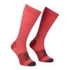 Ortovox Tour Compression Long Socks Damen Wandersocken Rot -Skiausrüstung Angebote ortovox tour compression long socks w wandersocken rot 54551000 1