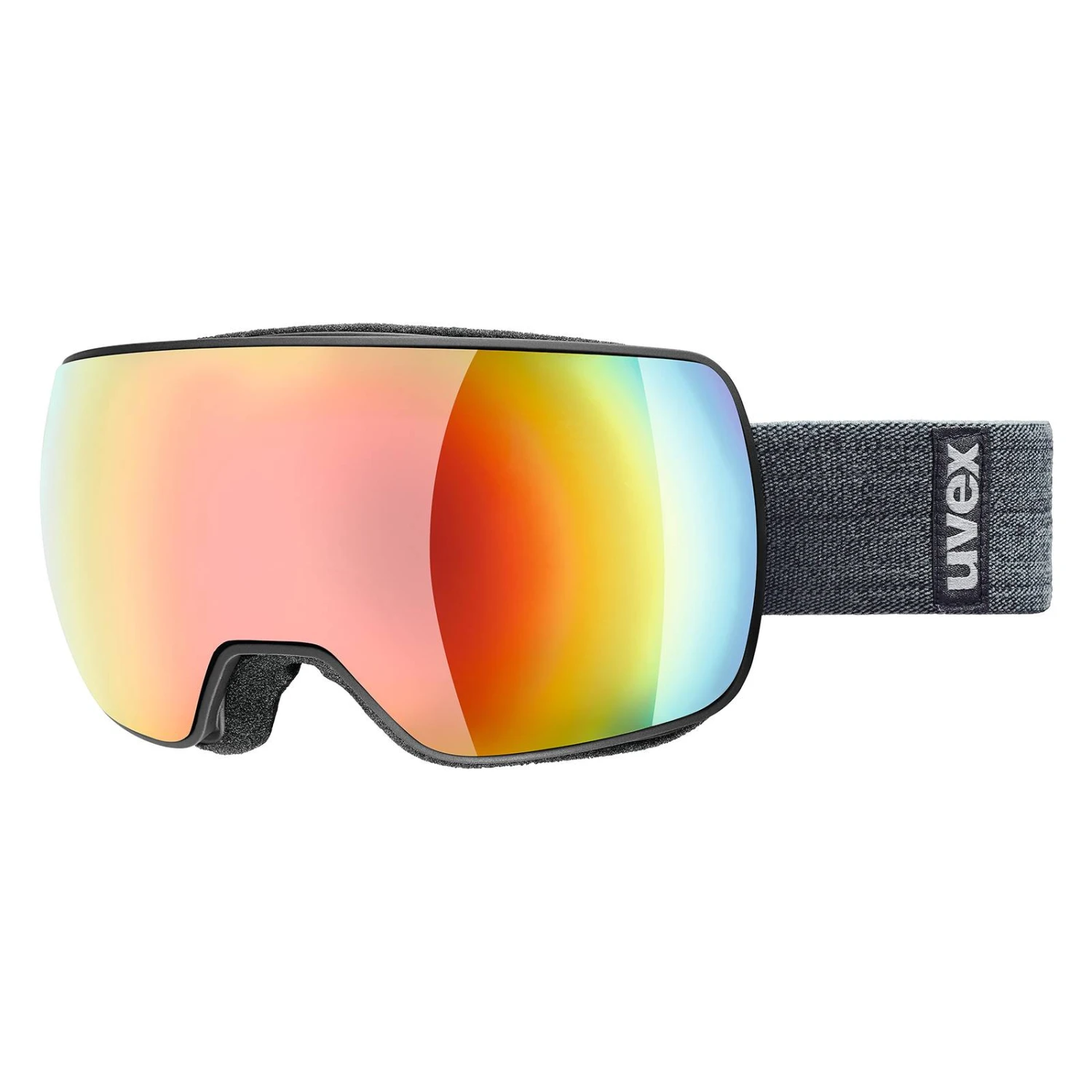 Uvex Compact FM Skibrille Schwarz 3 Uvex Compact FM Skibrille Schwarz